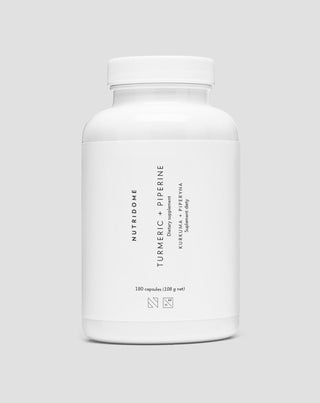 Curcuma e piperina per il supporto della digestione e della funzione epatica integratore alimentare Nutridome 180 capsule - 1