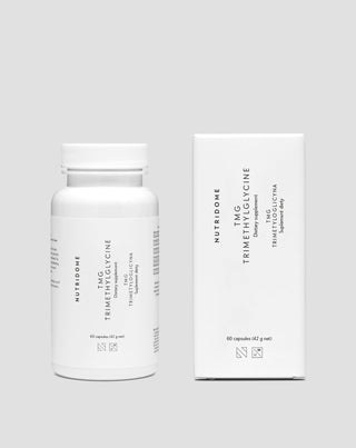Trimetilglicina Betaina TMG per il metabolismo dell'omocisteina e il supporto del sistema cardiovascolare Nutridome 60 pezzi - 2