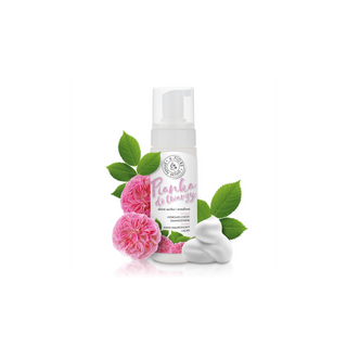Schiuma detergente ringiovanente per il viso con Rosa Damascena E-Fiore - 1