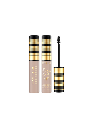 Mascara per sopracciglia con micro-fibre no. 05 taupe Brow and Go! Eveline