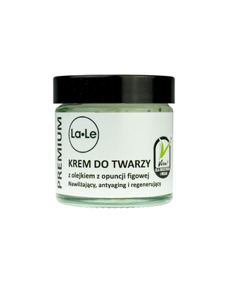 Crema viso all'olio di fico d'India dedicata alle pelli secche, stanche e mature La-Le - 1