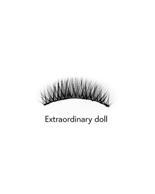Ciglia finte su striscia 2d riutilizzabili effetto naturale Extraordinary Doll Bamm!Lashes - 2