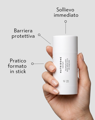 Balsamo corpo in stick intensamente nutriente con oli naturali Nutridome - 3