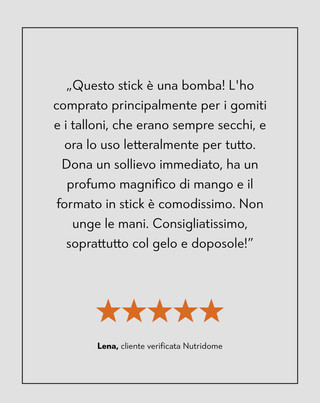 Balsamo corpo in stick intensamente nutriente con oli naturali Nutridome - 6