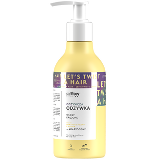 Balsamo nutriente per capelli ricci al profumo di melone maturo e aloe vera so!flow - 1