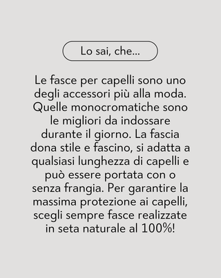 Cerchietto per capelli in seta 100% naturale color rosso Twisty - 4