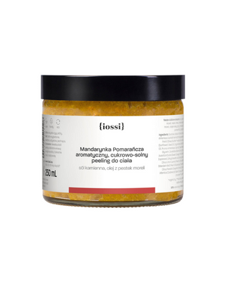 Peeling corpo con sale di rocca e oli al profumo di arancia e mandarino Iossi