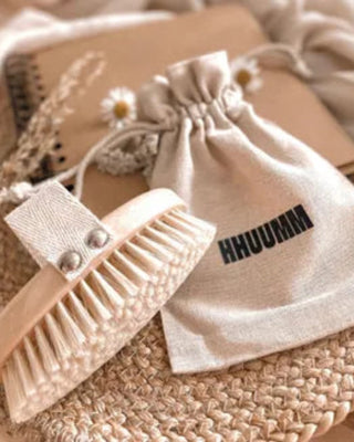 Spazzola per massaggio a secco con cinturino in fibra d'agave nr 3 Hhuumm - 2