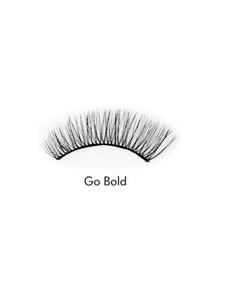 Ciglia finte su striscia 2d riutilizzabili molto morbide Go Bold Bamm!Lashes - 2
