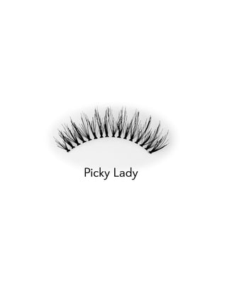 Ciglia finte 2d riutilizzabili leggere e morbide Picky Lady Bamm!Lashes - 2