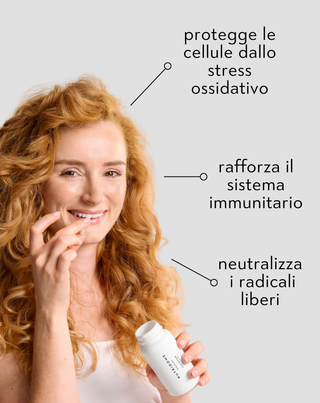 Capsule antiossidanti di glutatione GSH per il supporto del sistema immunitario Nutridome 60 pz. - 2
