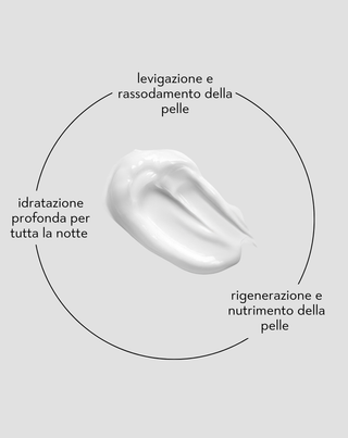 Crema viso notte levigante e rassodante con acido ialuronico Nutridome - 2