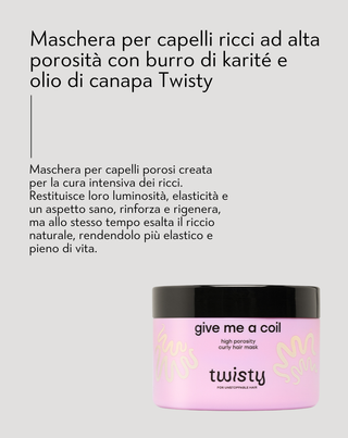 Maschera per capelli ricci ad alta porosità rituale PEH Twisty - 4