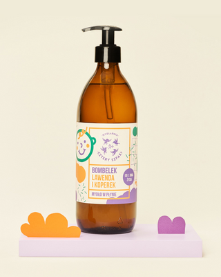Mydło w płynie Bombelek z pantenolem i ekstraktami roślinnymi Mydlarnia Cztery Szpaki 1 - 2