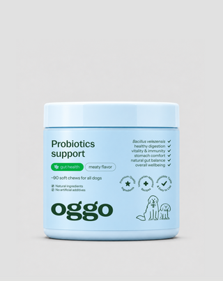 Probiotico per cani Bacillus velezensis per digestione, intestino e sistema immunitario Oggo 180 g - 1