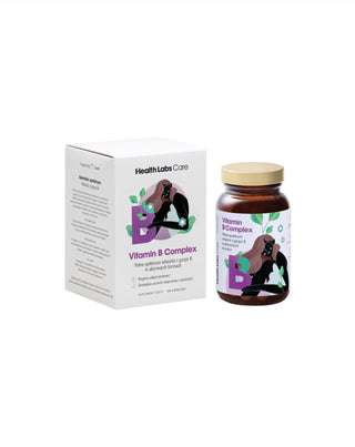 Complesso di vitamine B senza glutine e senza lattosio Complex Health Labs Care 60 Capsule - 2