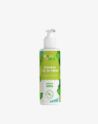 Shampoo e detergente corpo 2 in 1 per bambini al profumo di mela HiSkin - 1