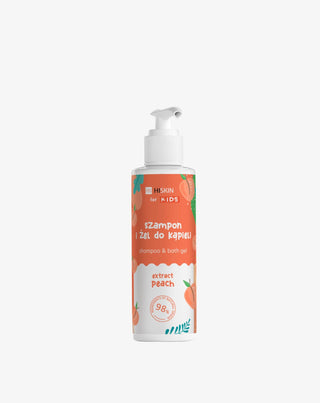 Shampoo e detergente corpo 2 in 1 per bambini al profumo di pesca HiSkin
