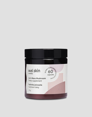 Hericium erinaceus Mel Skin - compresse con estratto di fungo Lion’s Mane per la memoria e la funzione cerebrale 60 capsule - 1