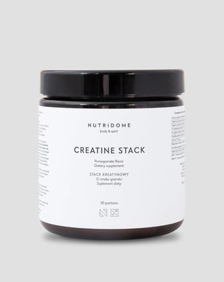 Stack di creatina con magnesio, acido ALA e taurina per energia stabile e vitalità – Nutridome 300 g - 1