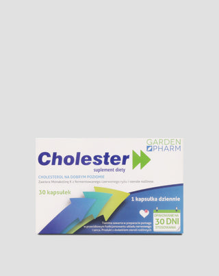 Capsule che contribuiscono a mantenere il colesterolo a livelli normali Cholester GardenPharm - 1