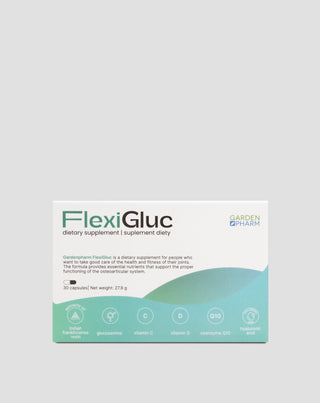 Integratore alimentare per articolazioni, cartilagini e ossa con glucosamina ed estratto di incenso Gardenpharm FlexiGluc 30 capsule - 1