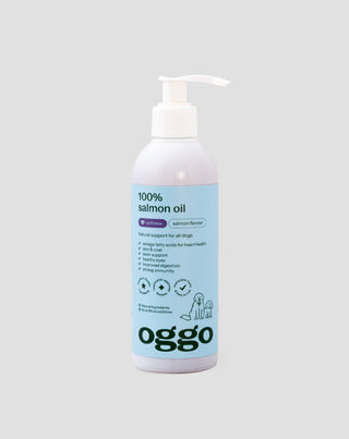 Olio di salmone 100% alimento complementare per cani per immunità ed energia Oggo 250 ml - 1