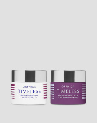 Set cosmetici per la pelle matura: crema giorno con filtro SPF 20 e crema notte Orphica - 1