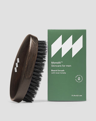 Punzone per barba in legno di faggio con setole di cinghiale naturale Monolit - 3