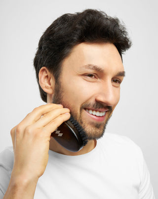 Punzone per barba in legno di faggio con setole di cinghiale naturale Monolit - 2