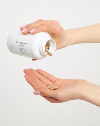 Ashwagandha Ginseng indiano compresse per la riduzione dello stress Nutridome 180 capsule - 2