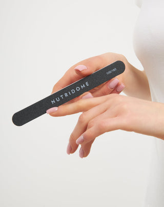 Limetta per unghie dritta 100/180 Nutridome - 2