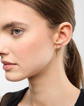 Mys_2 set di orecchini in acciaio inossidabile placcato oro con lapislazzuli - 3