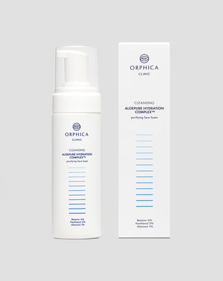 Schiuma detergente per pelle sensibile e acneica con betaina, pantenolo e allantoin Cleansing Orphica Clinic 150 ml - 4