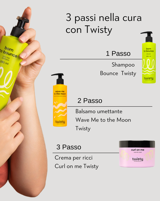 Set di cosmetici per la cura e lo styling dei capelli ricci e mossi Twisty - 4