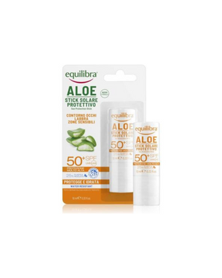Aloe Vera Stick Solare SPF 50+ UVA, UVB ad applicazione locale Equilibra - 1