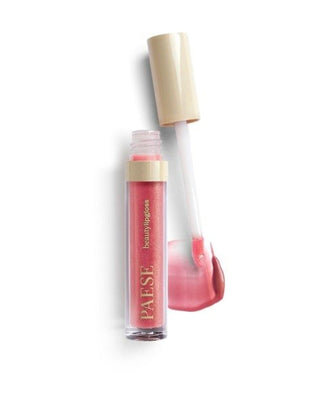 Lipgloss con particelle per valorizzare otticamente le labbra, effetto specchio 04 Glowing Lipgloss Paese - 4