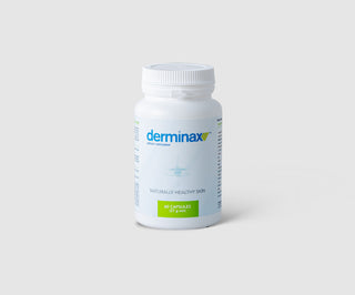 Pillole contro acne, brufoli e imperfezioni con zinco, vitamina C, E e B2 Derminax - 1