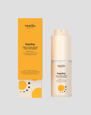Siero viso Heyday nutriente e illuminante con antiossidanti e tripla vit. C 30 ml Resibo