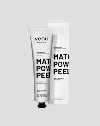 Peeling enzimatico con acidi AHA 10%, PHA 10%, BHA Matcha power peel Veoli Botanica - 1