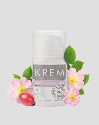 E-Fiore crema viso naturale alla rosa canina per ringiovanire e migliorare la compattezza della pelle - 1