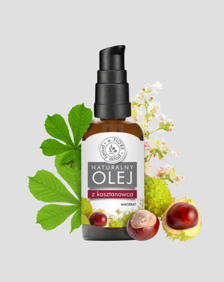 Olio di semi di castagno naturale (macerato) per rafforzare i vasi sanguigni E-Fiore - 1