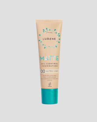 Fondotinta opacizzante ad elevata coprenza Matte 00 Ultra Light con SPF 20 Lumene - 1