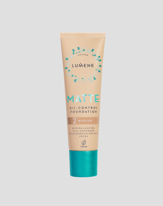 Fondotinta opacizzante ad elevata coprenza Matte 2 Medium con SPF 20 Lumene - 1