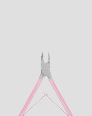 Tagliacuticole professionale da 5 mm con manico rosa satinato You Beauty - 2