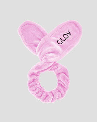 Fascia per capelli per una facile pulizia a forma di orecchie da coniglietto Bunny Ears Pink Glov - 1