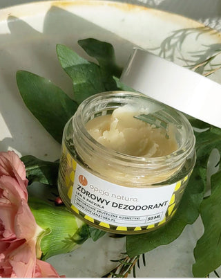 Deodorante crema naturale - deodorante sano al patchouli & lino Opcja Natura - 3