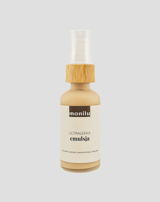 Emulsione leggera per pelli grasse e miste con olio di Argan e niacinamide Manilu - 1