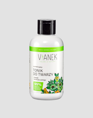 Tonico viso normalizzante con equiseto di campo e aloe vera per pelli problematiche Vianek - 1