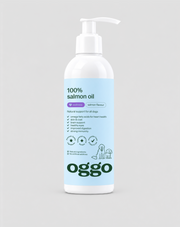 Olio di salmone per cani Omega-3 EPA e DHA per cuore, cervello e sistema immunitario Oggo 250 ml